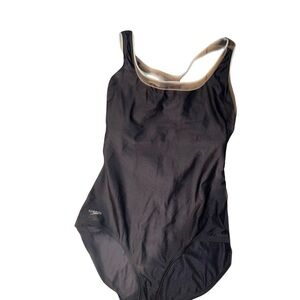 Speedo Black One Piece Swimwear